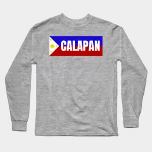 Calapan City in Philippines Flag Long Sleeve T-Shirt